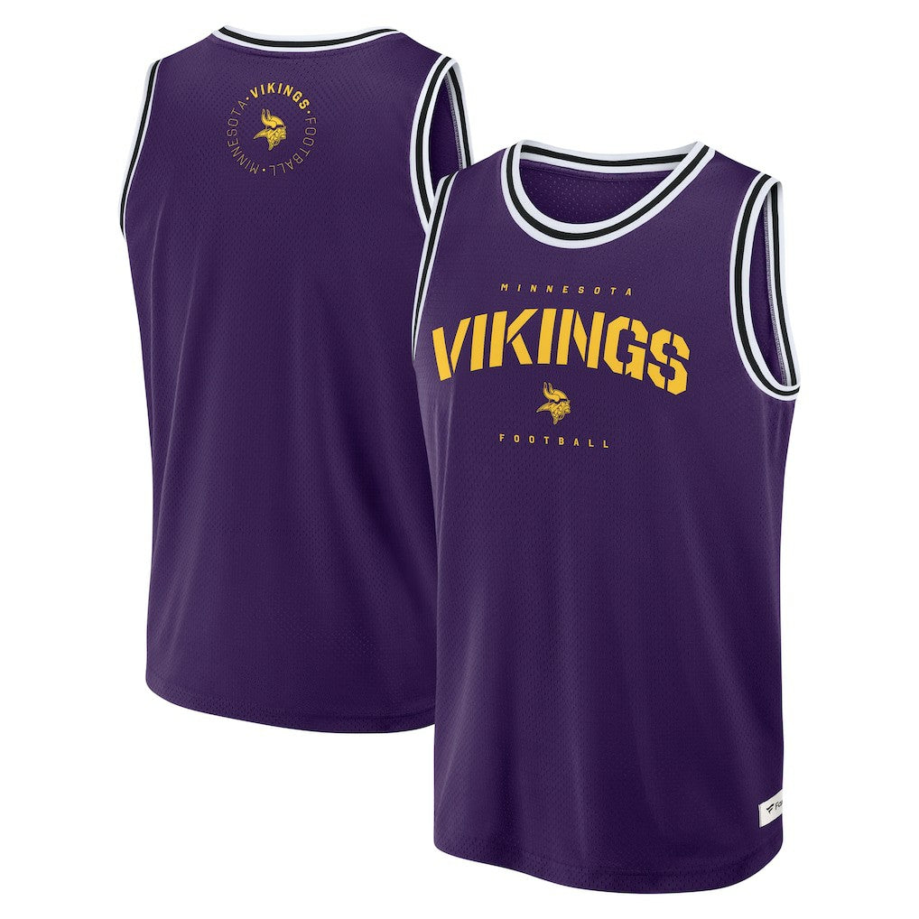 Minnesota Vikings Elements Future Ground Jersey Tank Top - Purple Jerseys