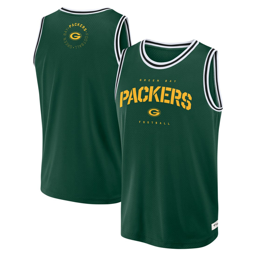 Green Bay Packers Elements Future Ground Jersey Tank Top - Green Jerseys
