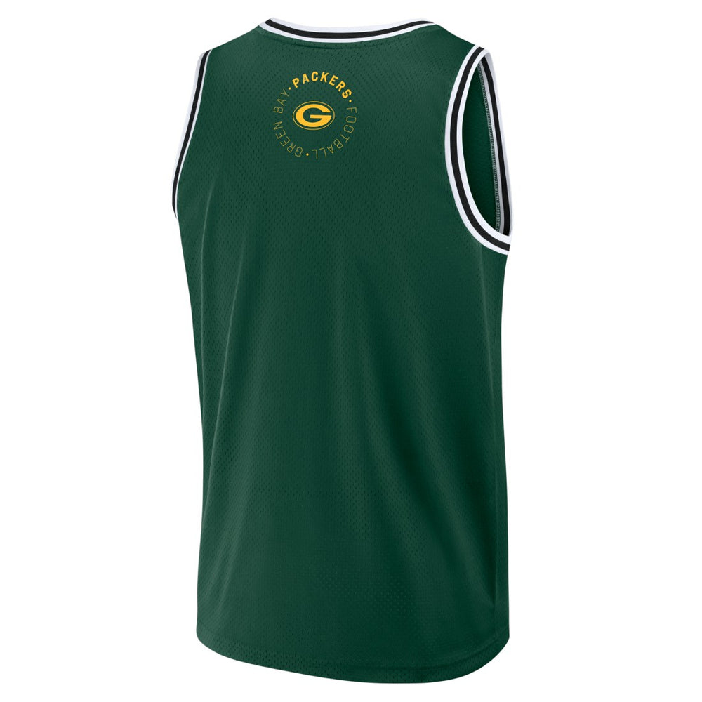 Green Bay Packers Elements Future Ground Jersey Tank Top - Green Jerseys