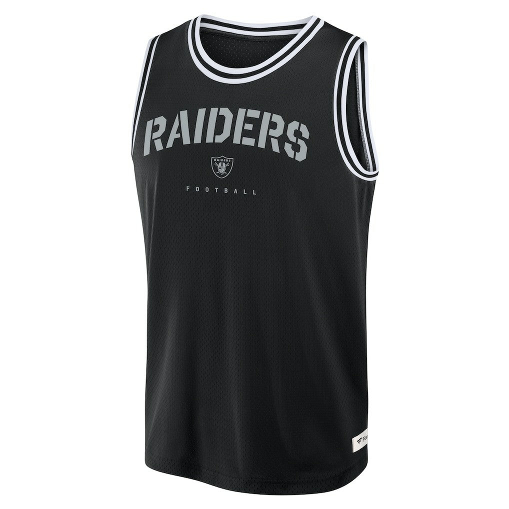 Las Vegas Raiders Elements Future Ground Jersey Tank Top - Black Jerseys