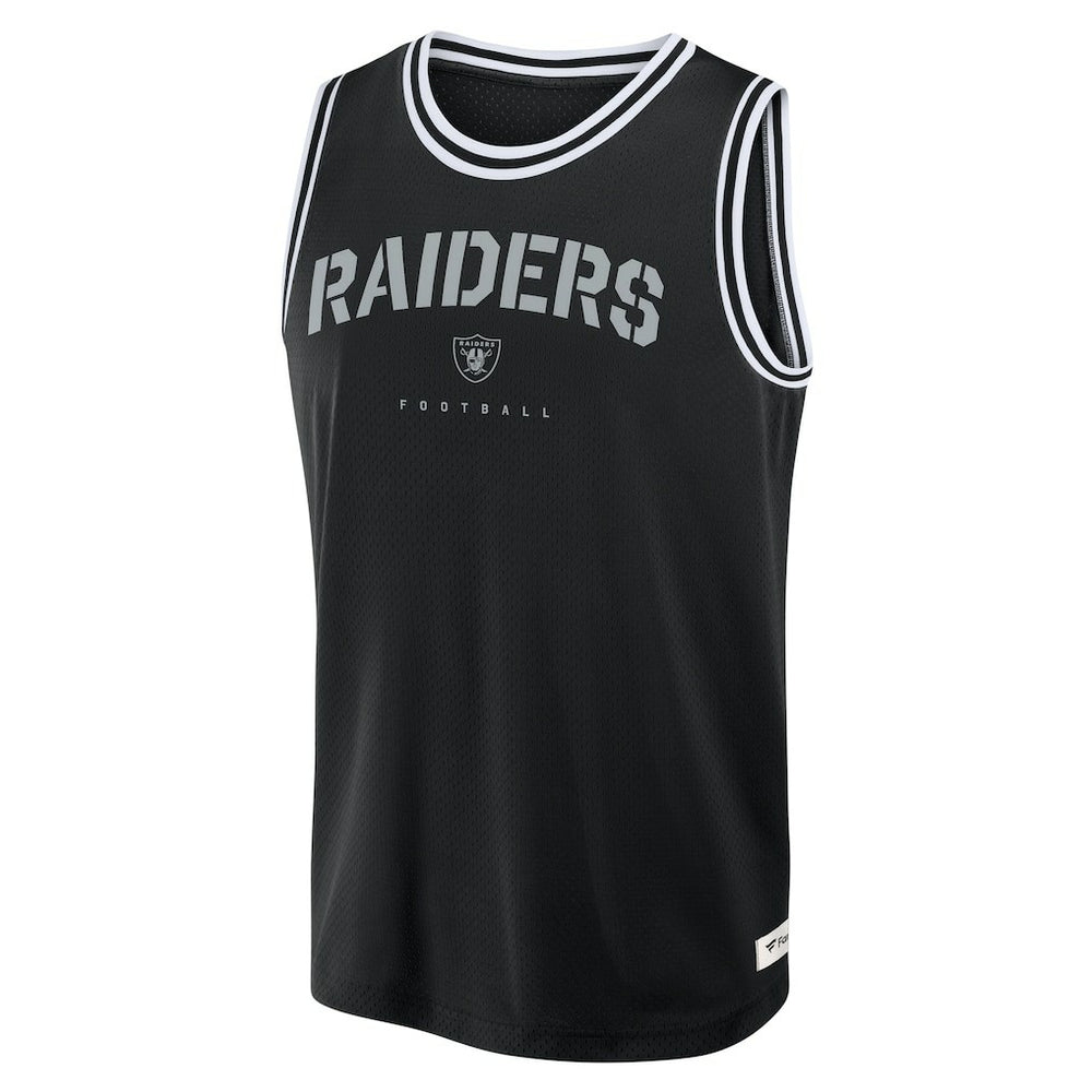 Las Vegas Raiders Elements Future Ground Jersey Tank Top - Black Jerseys