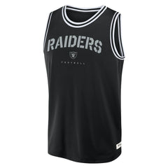 Las Vegas Raiders Elements Future Ground Jersey Tank Top - Black Jerseys
