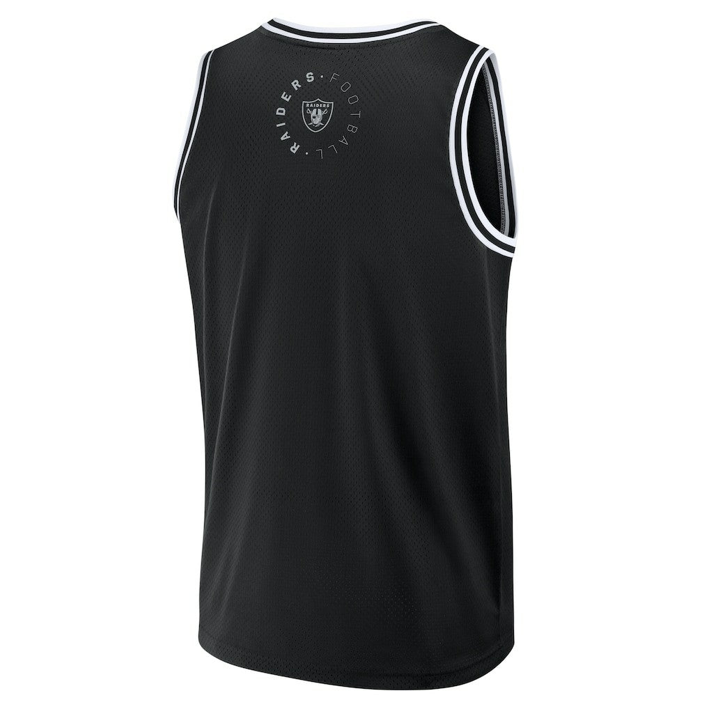 Las Vegas Raiders Elements Future Ground Jersey Tank Top - Black Jerseys