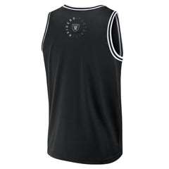 Las Vegas Raiders Elements Future Ground Jersey Tank Top - Black Jerseys