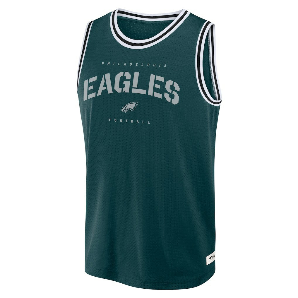 Philadelphia Eagles Elements Future Ground Jersey Tank Top - Midnight Green Jerseys