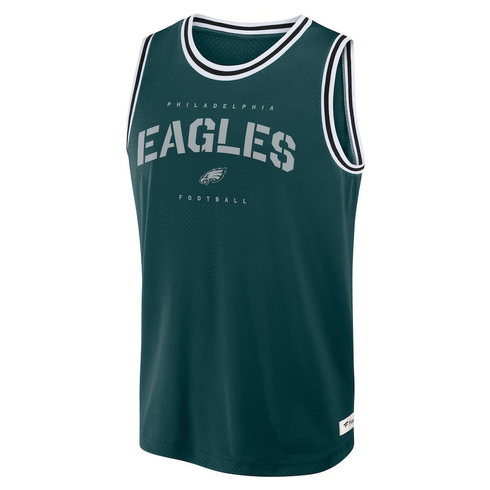 Philadelphia Eagles Elements Future Ground Jersey Tank Top - Midnight Green Jerseys
