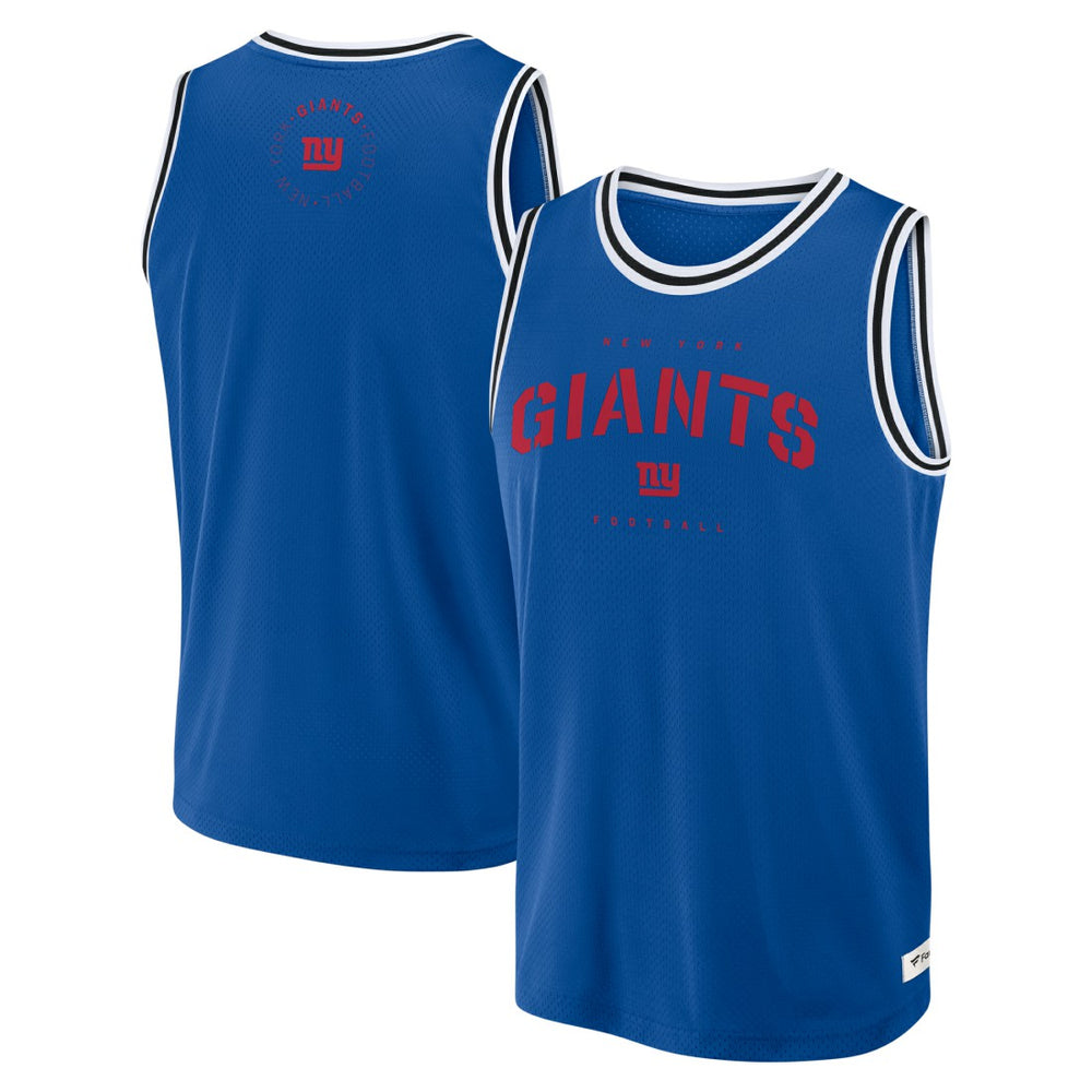 New York Giants Elements Future Ground Jersey Tank Top - Royal Jerseys