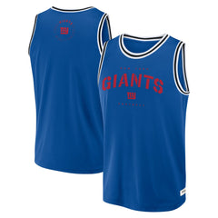 New York Giants Elements Future Ground Jersey Tank Top - Royal Jerseys