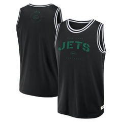New York Jets Elements Future Ground Jersey Tank Top - Black Jerseys