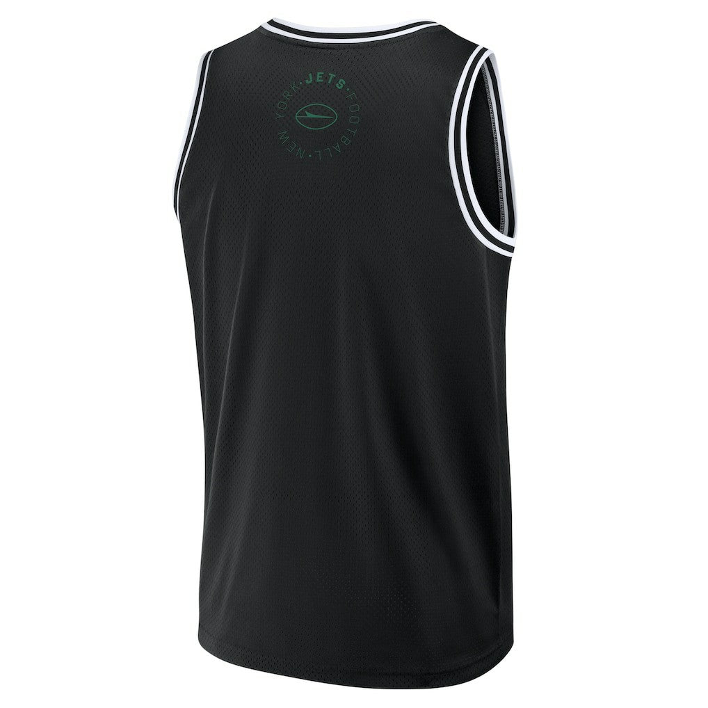 New York Jets Elements Future Ground Jersey Tank Top - Black Jerseys