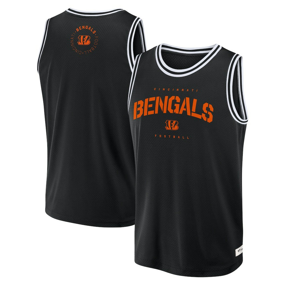 Cincinnati Bengals Elements Future Ground Jersey Tank Top - Black Jerseys