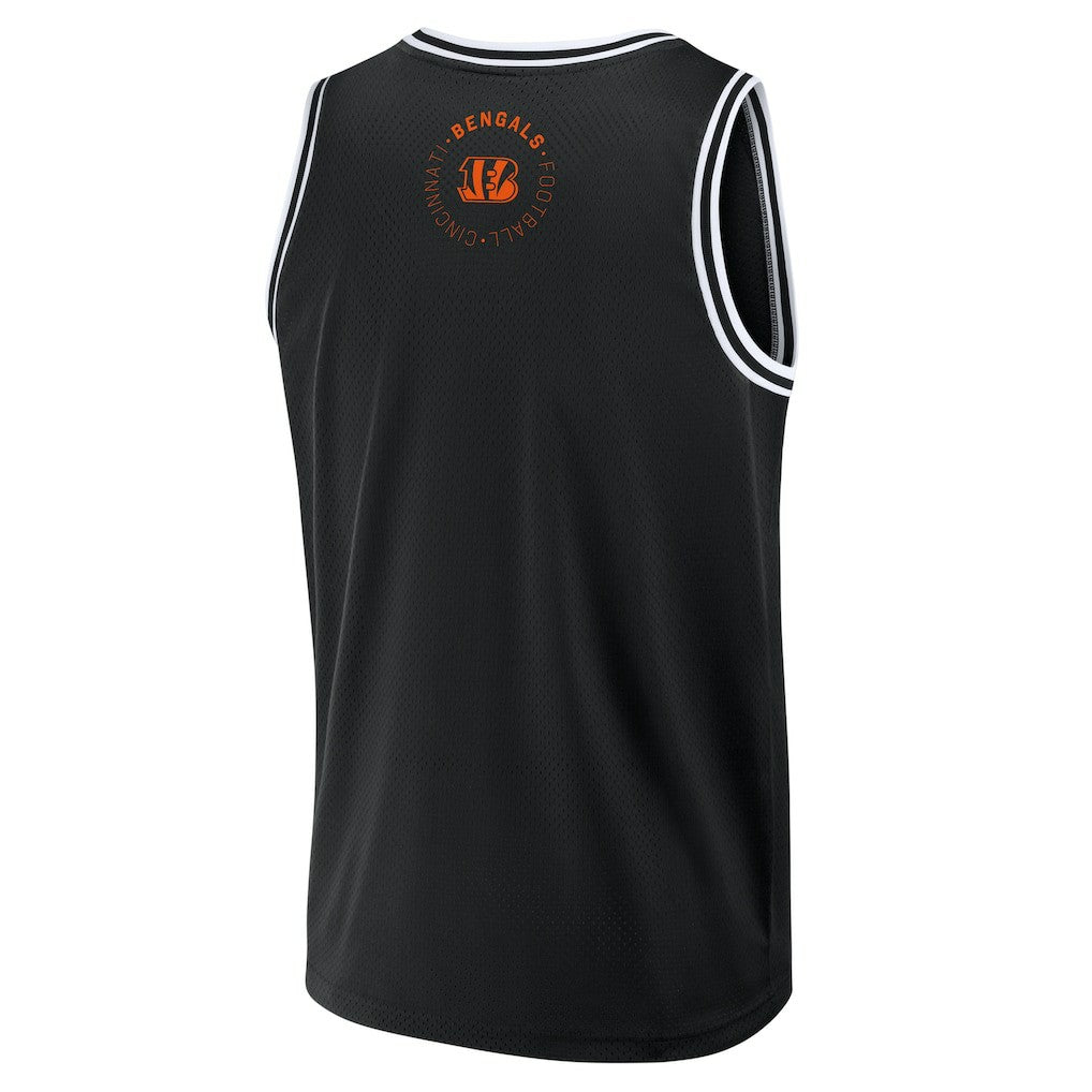 Cincinnati Bengals Elements Future Ground Jersey Tank Top - Black Jerseys