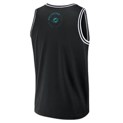 Miami Dolphins Elements Future Ground Jersey Tank Top - Black Jerseys