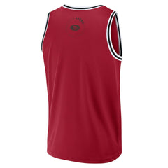 San Francisco 49ers Elements Future Ground Jersey Tank Top - Scarlet Jerseys