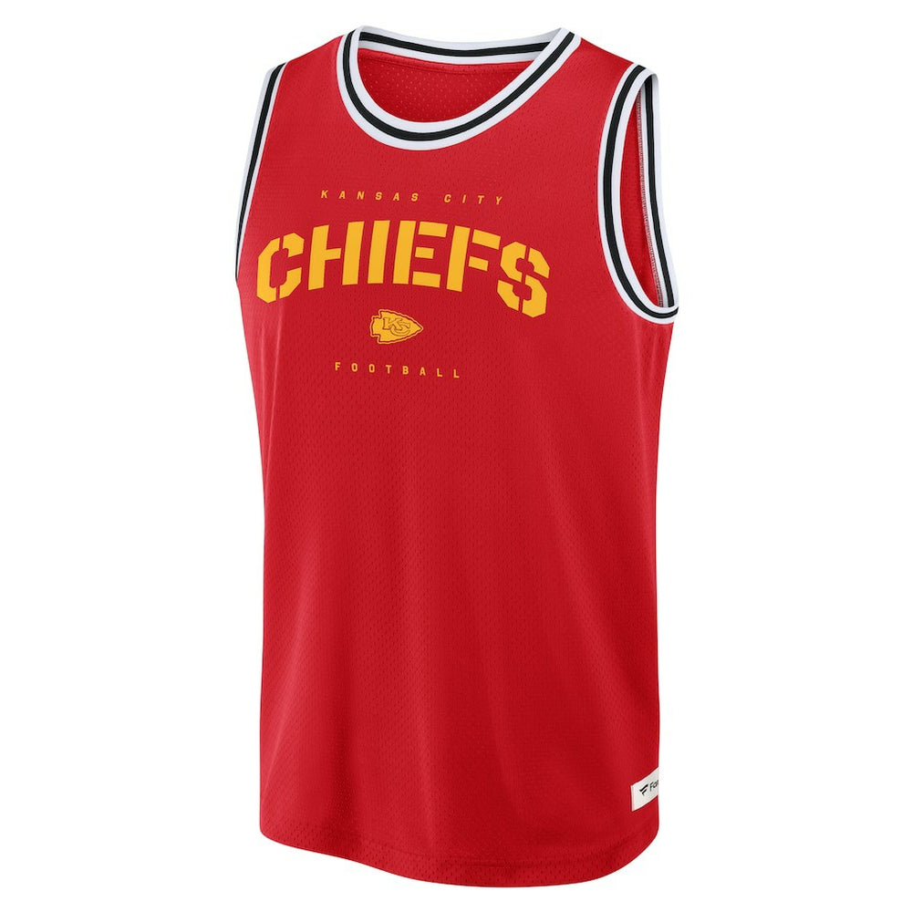 Kansas City Chiefs Elements Future Ground Jersey Tank Top - Red Jerseys