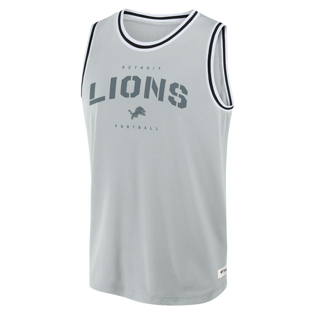 Detroit Lions Elements Future Ground Jersey Tank Top - Silver Jerseys