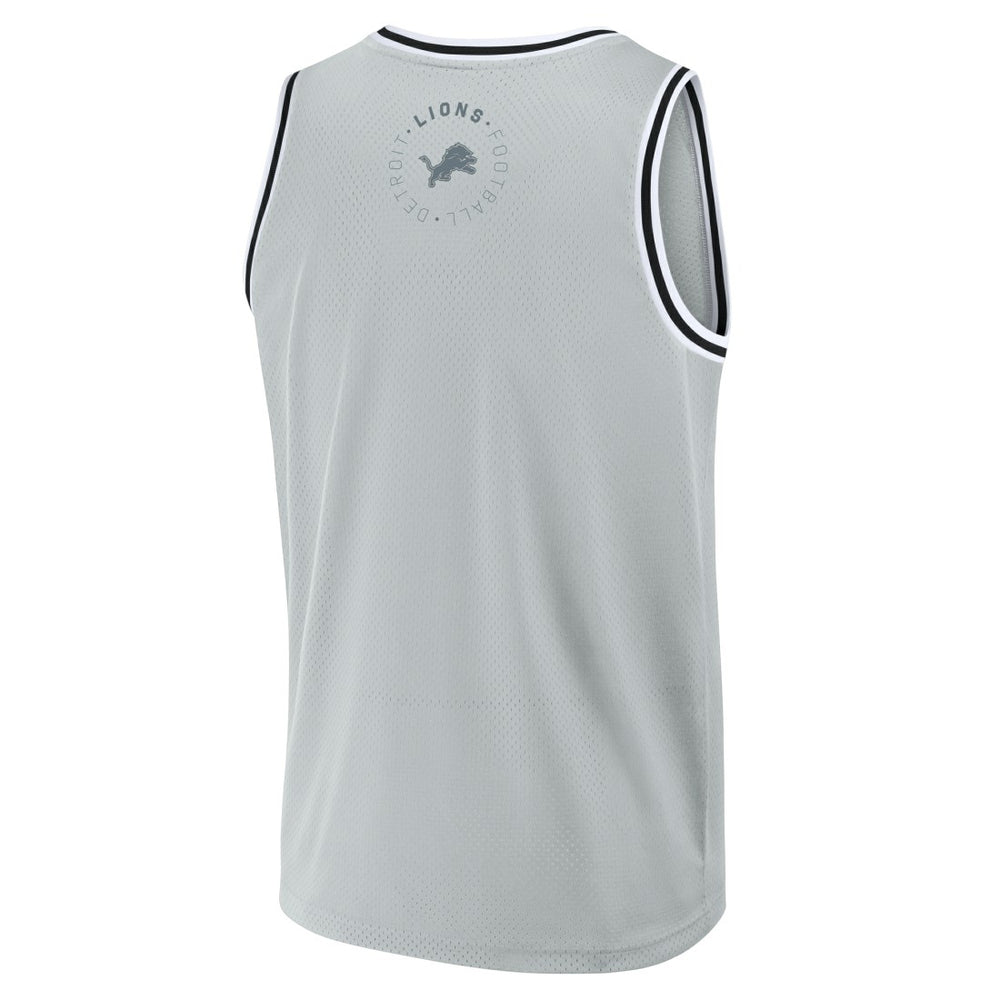 Detroit Lions Elements Future Ground Jersey Tank Top - Silver Jerseys