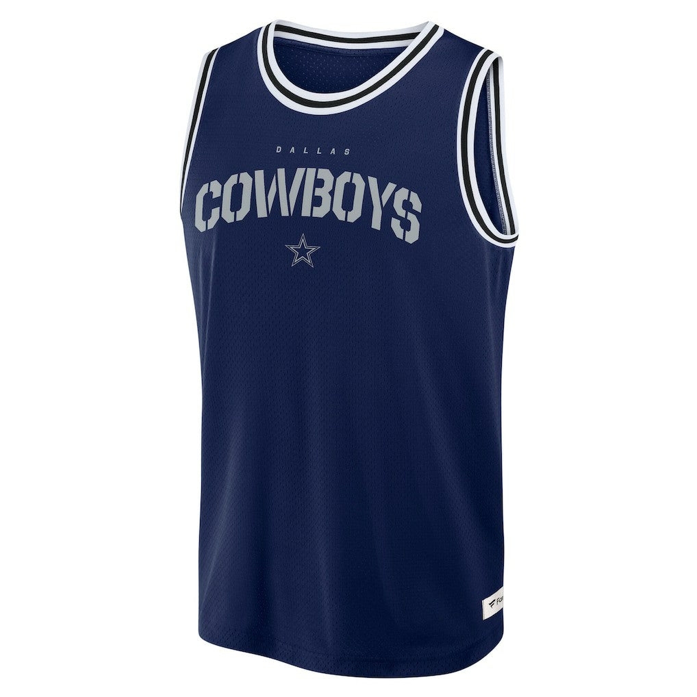 Dallas Cowboys Elements Future Ground Jersey Tank Top - Navy Jerseys
