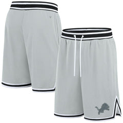 Detroit Lions Elements Future Ground Shorts - Silver Shorts
