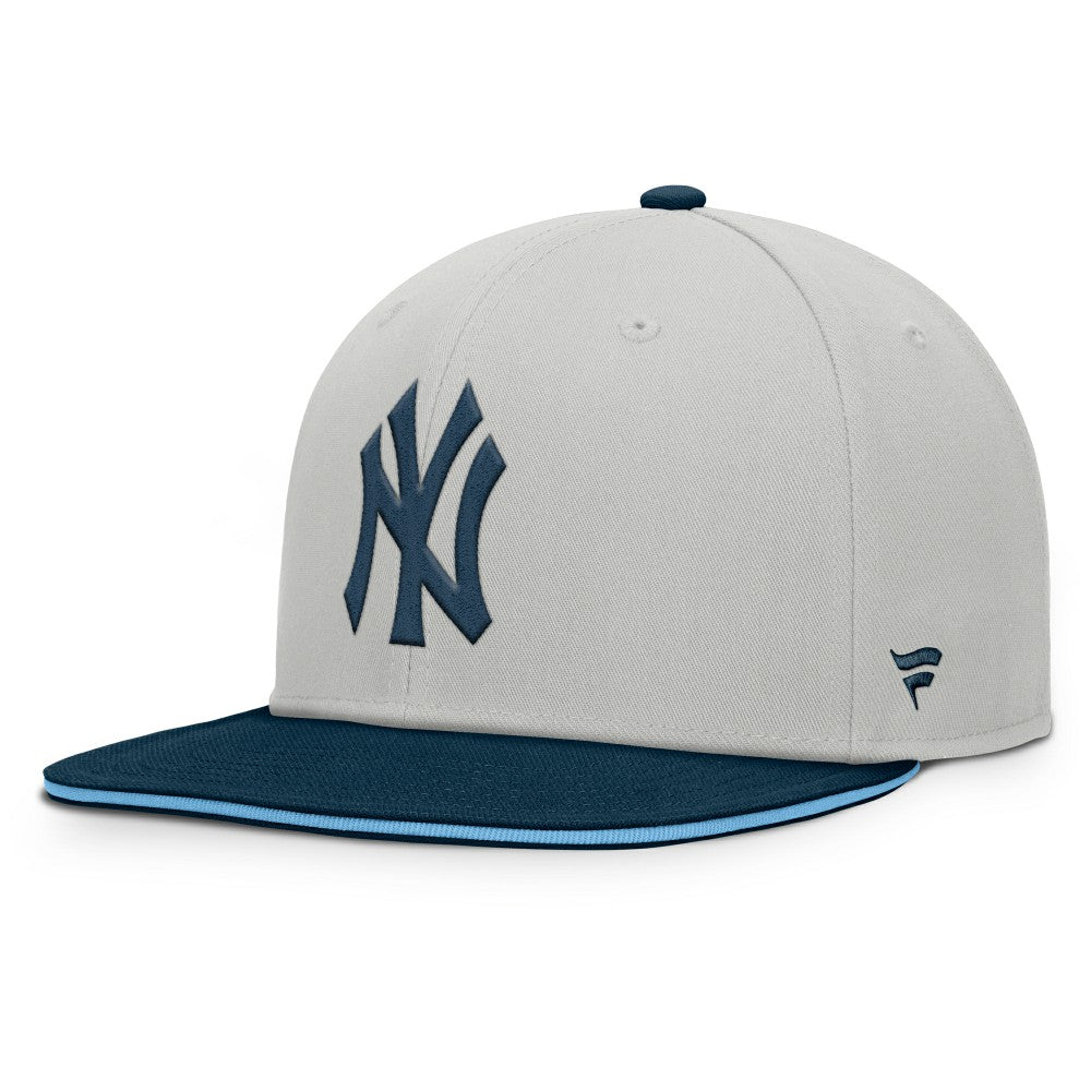 New York Yankees Fanatics Knuckleball Snapback Hat - Gray Hats
