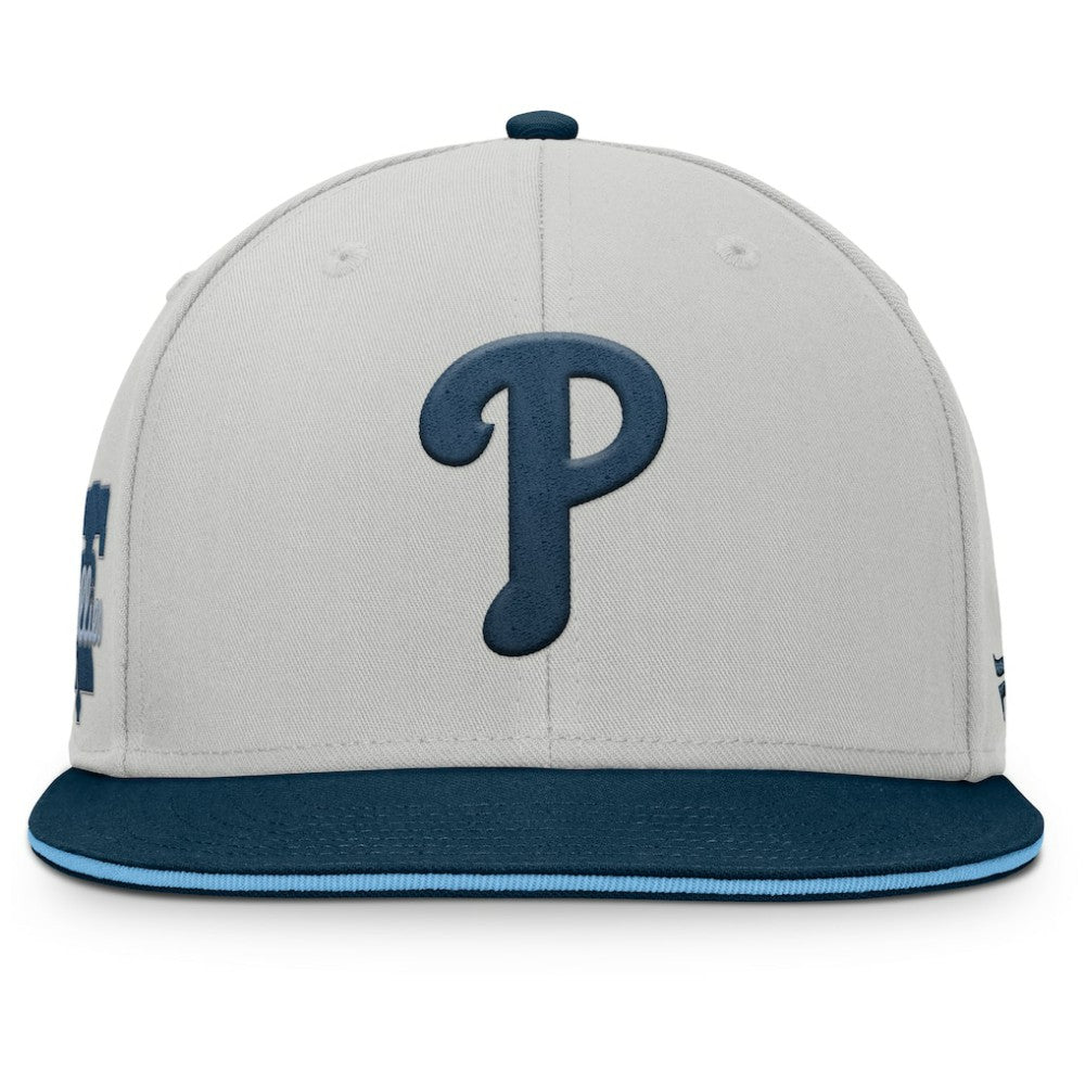 Philadelphia Phillies Fanatics Knuckleball Snapback Hat - Gray Hats