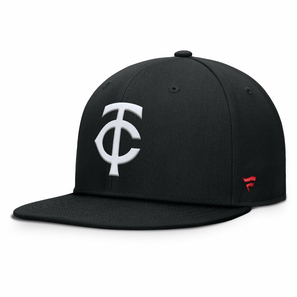 Minnesota Twins Fanatics Walk-Off Bullpen Snapback Hat - Black Hats