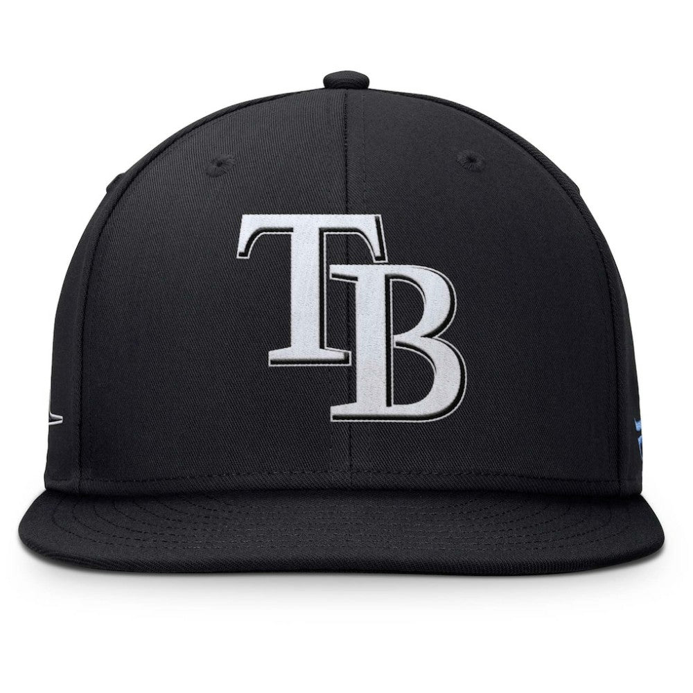 Tampa Bay Rays Fanatics Walk-Off Bullpen Snapback Hat - Black Hats