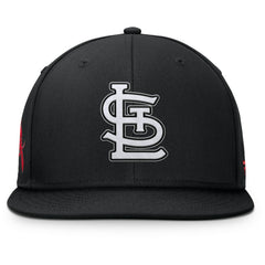 St. Louis Cardinals Fanatics Walk-Off Bullpen Snapback Hat - Black Hats