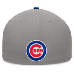 Chicago Cubs Fanatics Clubhouse Dugout Fitted Hat - Gray/Royal Hats