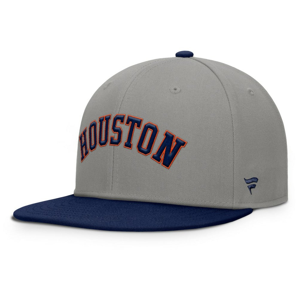 Houston Astros Fanatics Clubhouse Dugout Fitted Hat - Gray/Navy Hats
