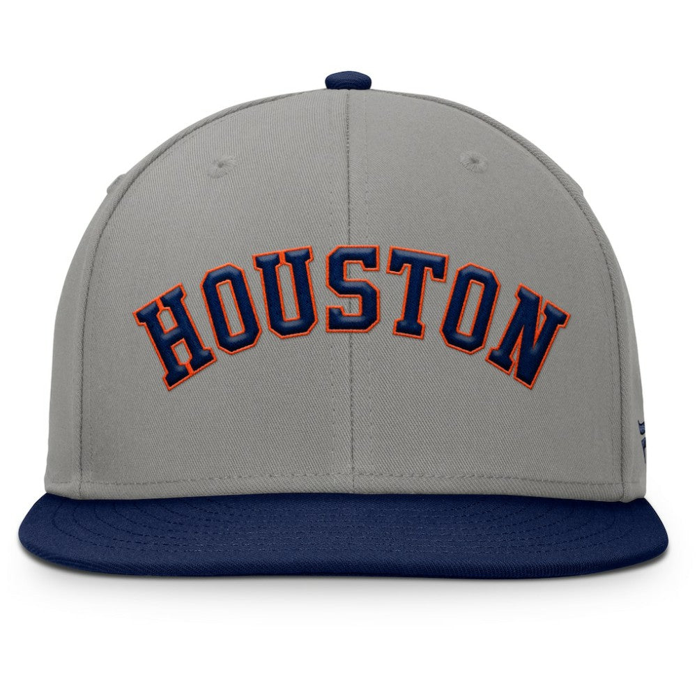 Houston Astros Fanatics Clubhouse Dugout Fitted Hat - Gray/Navy Hats
