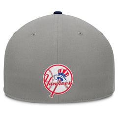 New York Yankees Fanatics Clubhouse Dugout Fitted Hat - Gray/Navy Hats