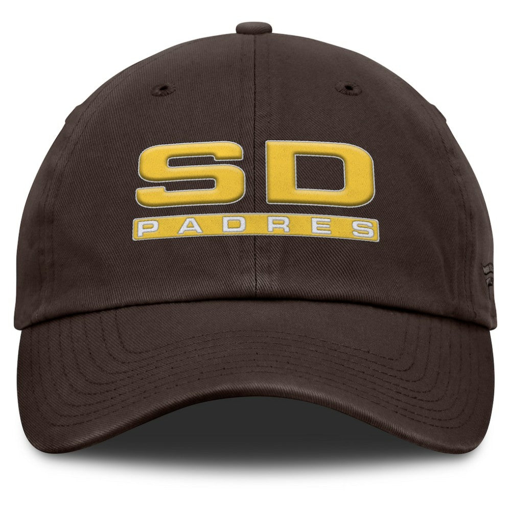 San Diego Padres Fanatics Women's Fly Out Adjustable Hat - Brown Hats