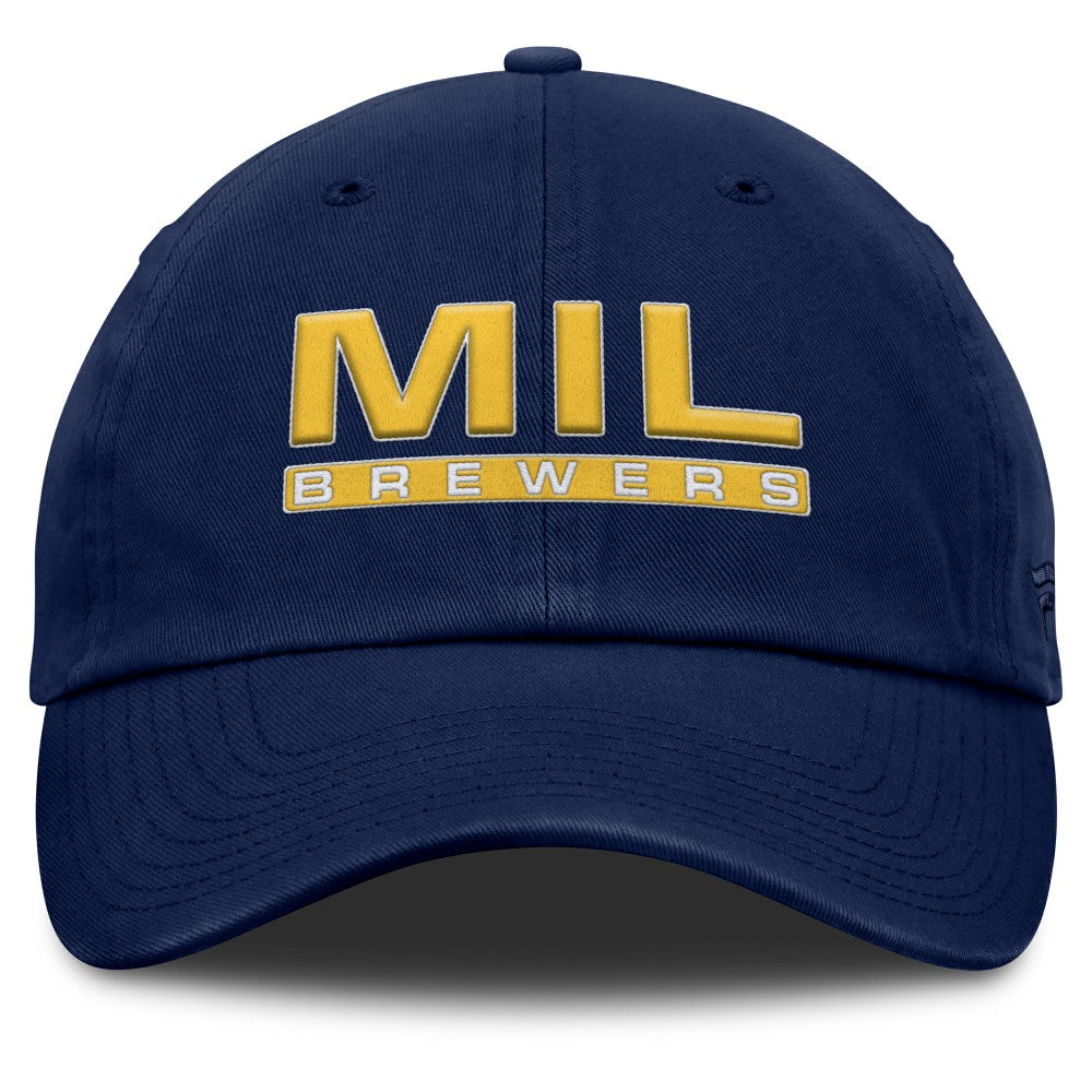 Milwaukee Brewers Fanatics Women's Fly Out Adjustable Hat - Navy Hats