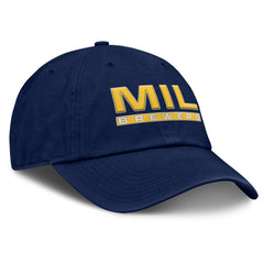 Milwaukee Brewers Fanatics Women's Fly Out Adjustable Hat - Navy Hats