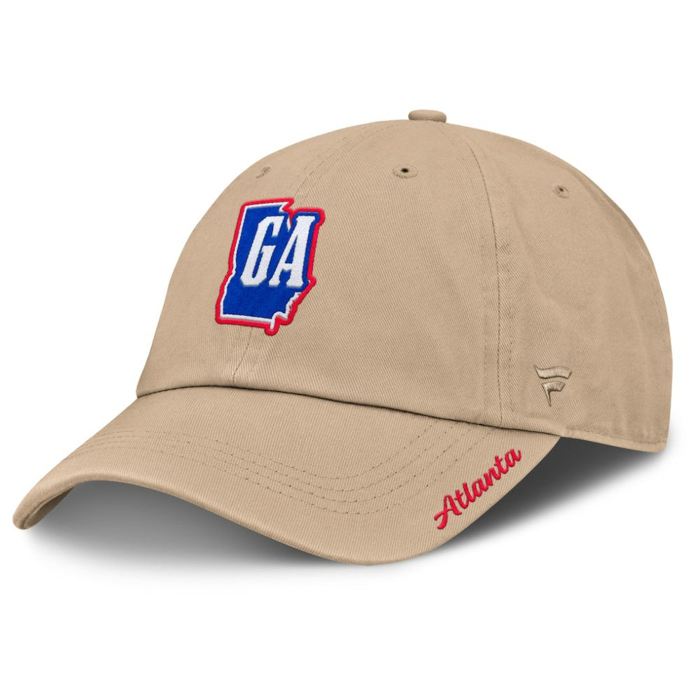 Atlanta Braves Fanatics Women's Cooperstown Collection Adjustable Hat - Tan Hats