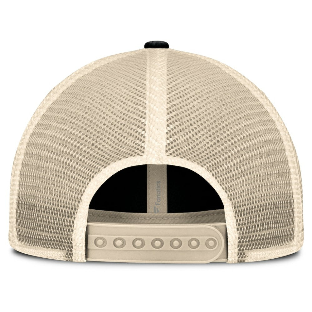 Pittsburgh Pirates Fanatics Cooperstown Collection Eastbound Mesh Adjustable Hat - Black/Natural Hats