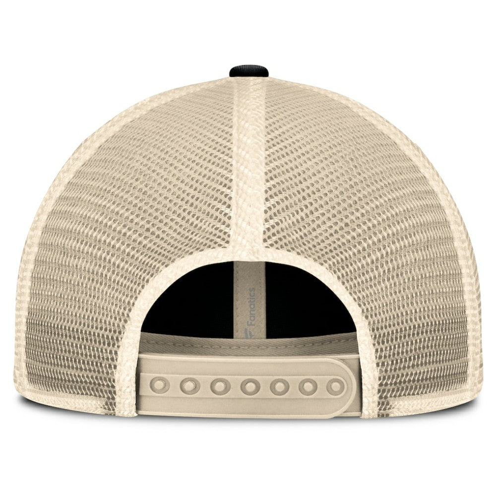 Tampa Bay Rays Fanatics Cooperstown Collection Eastbound Mesh Adjustable Hat - Black/Natural Hats