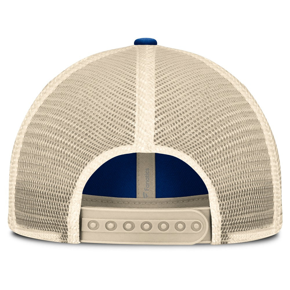 Los Angeles Dodgers Fanatics Cooperstown Collection Eastbound Mesh Adjustable Hat - Royal/Natural Hats