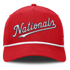 Washington Nationals Fanatics Clubhouse Foul Ball A-Frame Adjustable Hat - Red Hats