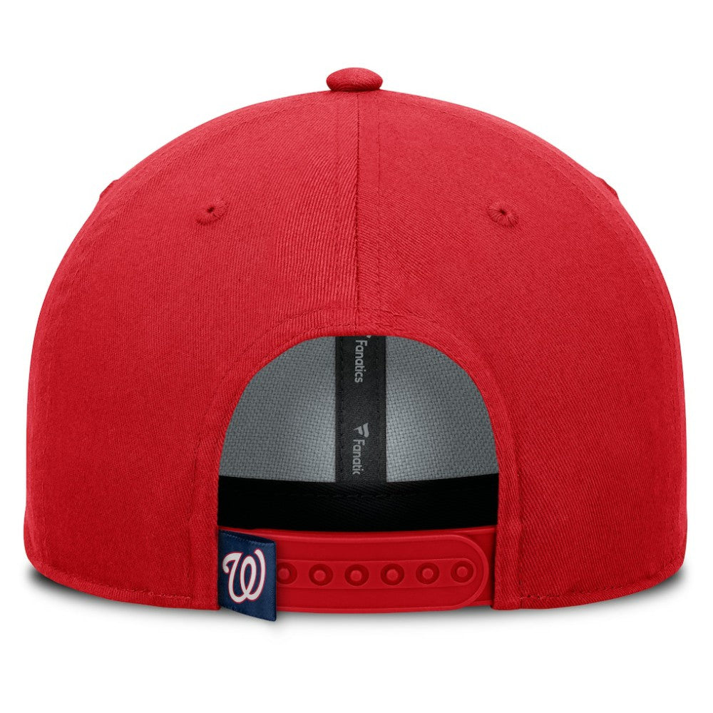 Washington Nationals Fanatics Clubhouse Foul Ball A-Frame Adjustable Hat - Red Hats