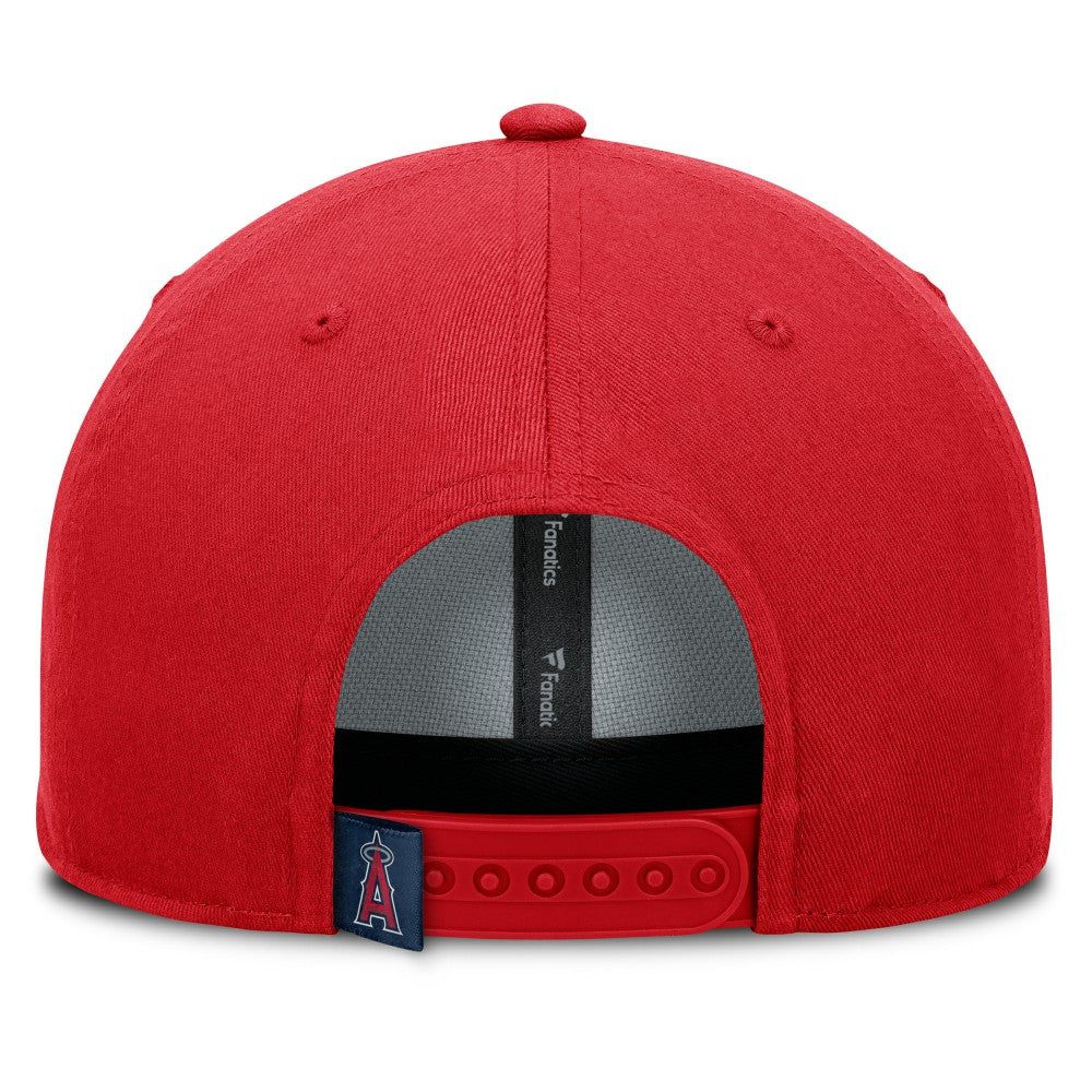 Los Angeles Angels Fanatics Clubhouse Foul Ball A-Frame Adjustable Hat - Red Hats