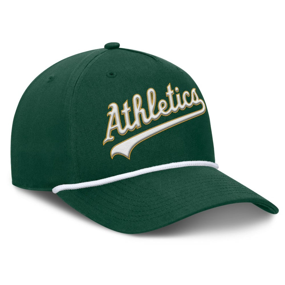 Athletics Fanatics Clubhouse Foul Ball A-Frame Adjustable Hat - Green Hats