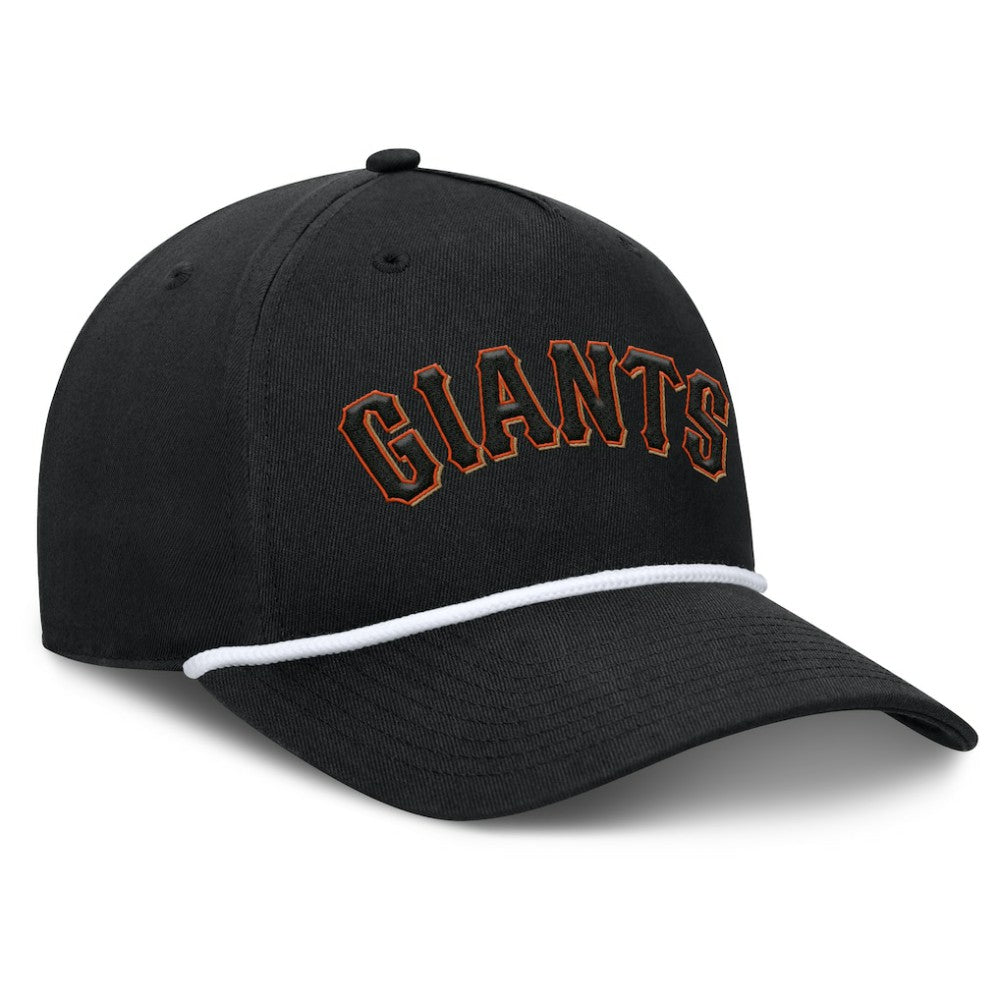 San Francisco Giants Fanatics Clubhouse Foul Ball A-Frame Adjustable Hat - Black Hats