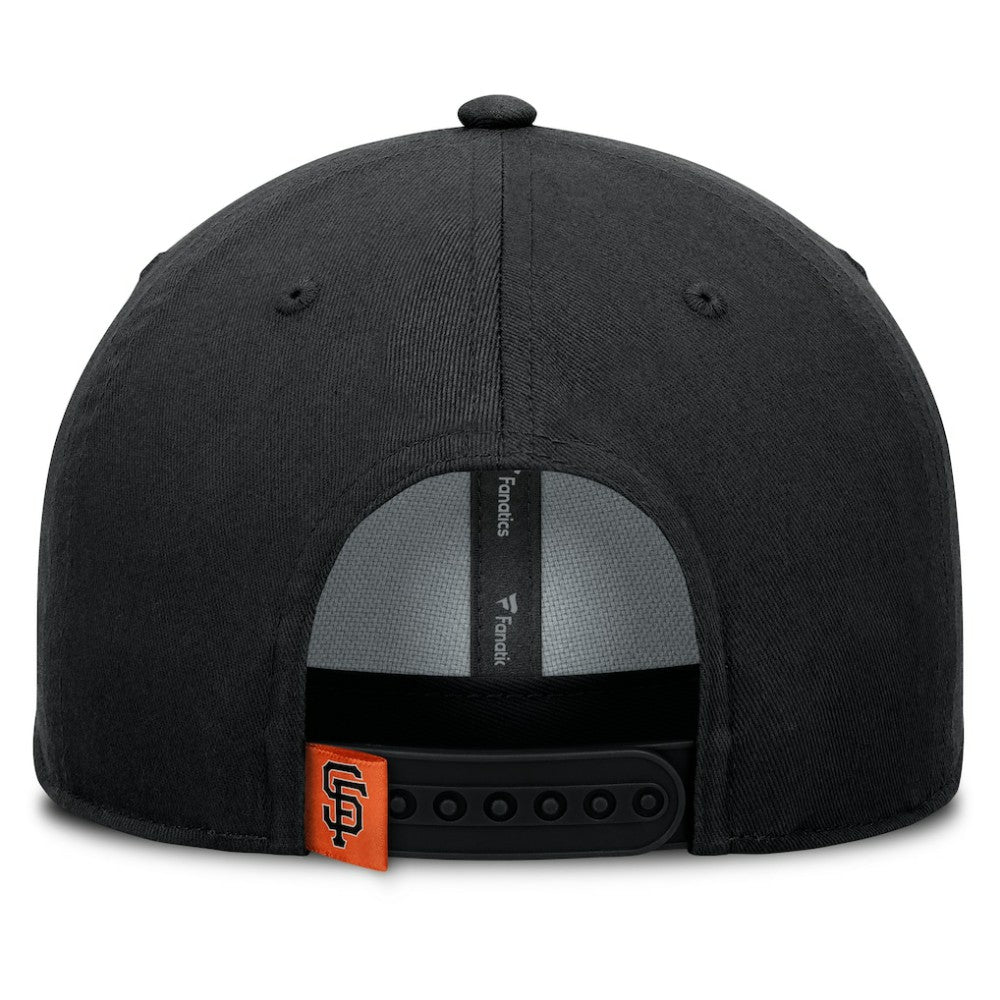 San Francisco Giants Fanatics Clubhouse Foul Ball A-Frame Adjustable Hat - Black Hats