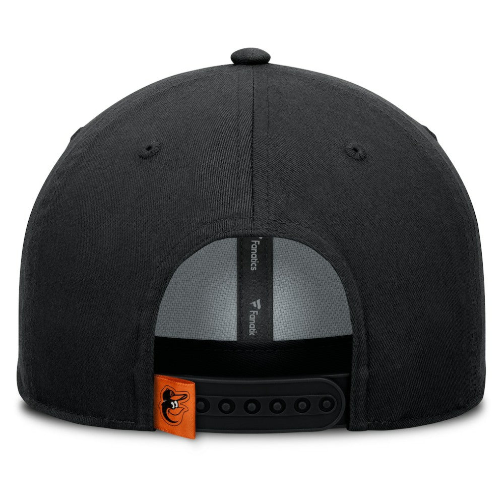 Baltimore Orioles Fanatics Clubhouse Foul Ball A-Frame Adjustable Hat - Black Hats