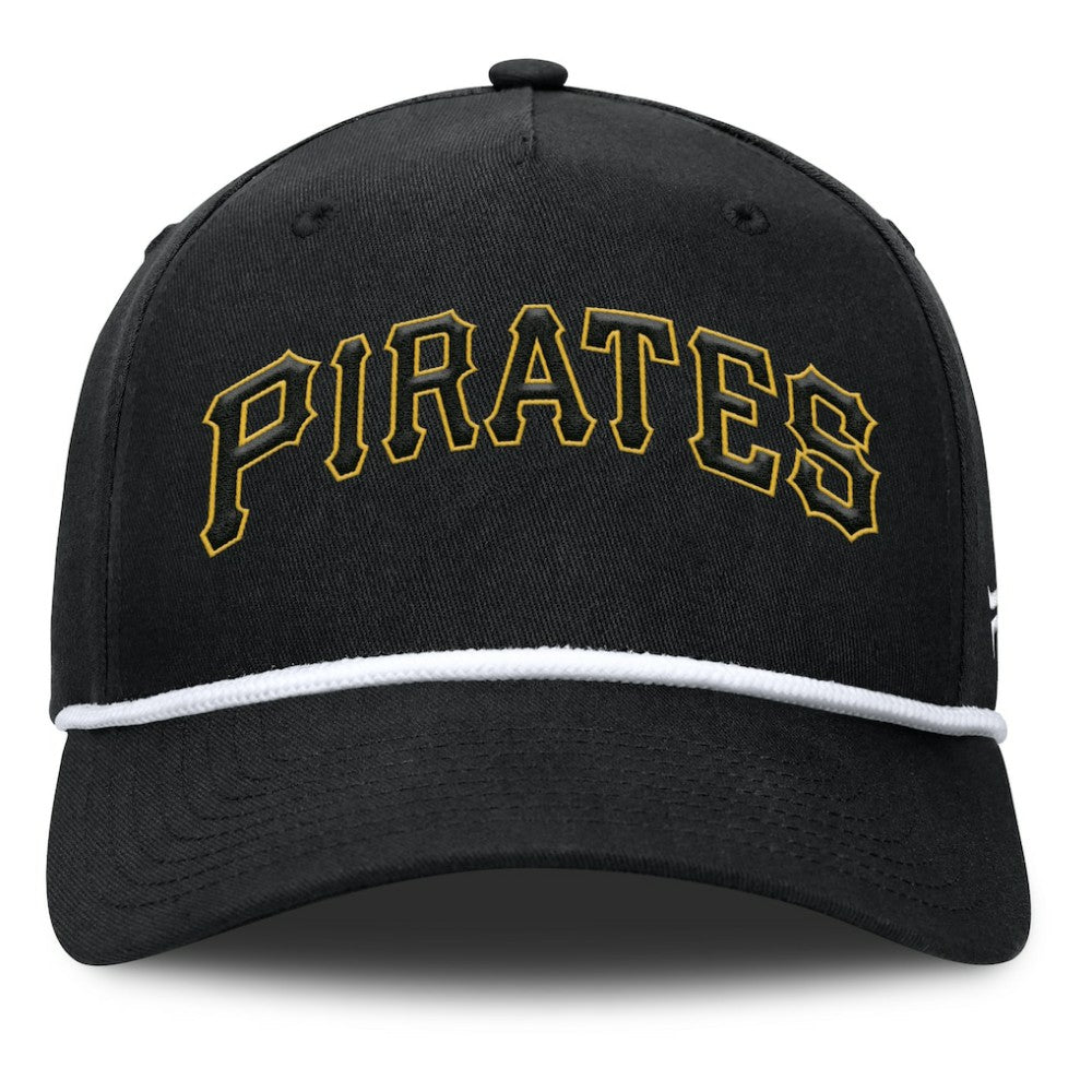 Pittsburgh Pirates Fanatics Clubhouse Foul Ball A-Frame Adjustable Hat - Black Hats
