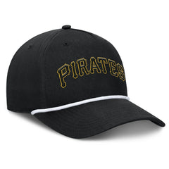 Pittsburgh Pirates Fanatics Clubhouse Foul Ball A-Frame Adjustable Hat - Black Hats