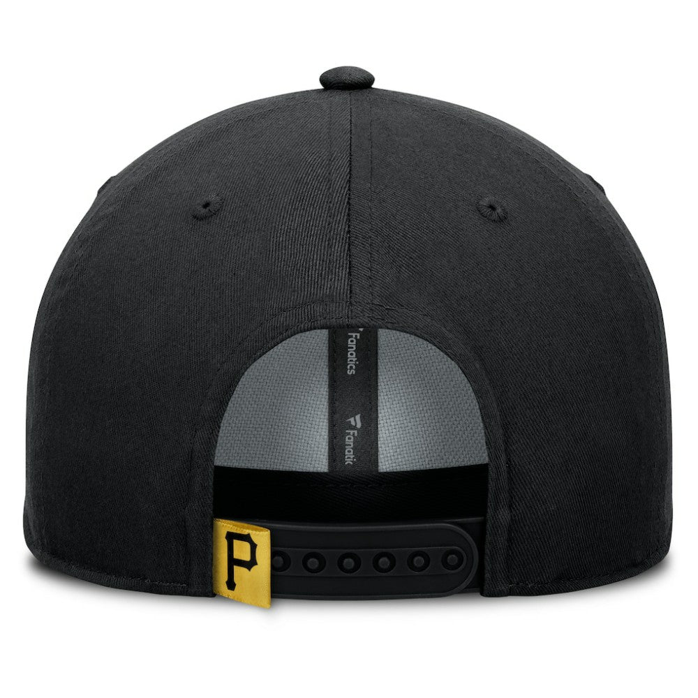 Pittsburgh Pirates Fanatics Clubhouse Foul Ball A-Frame Adjustable Hat - Black Hats