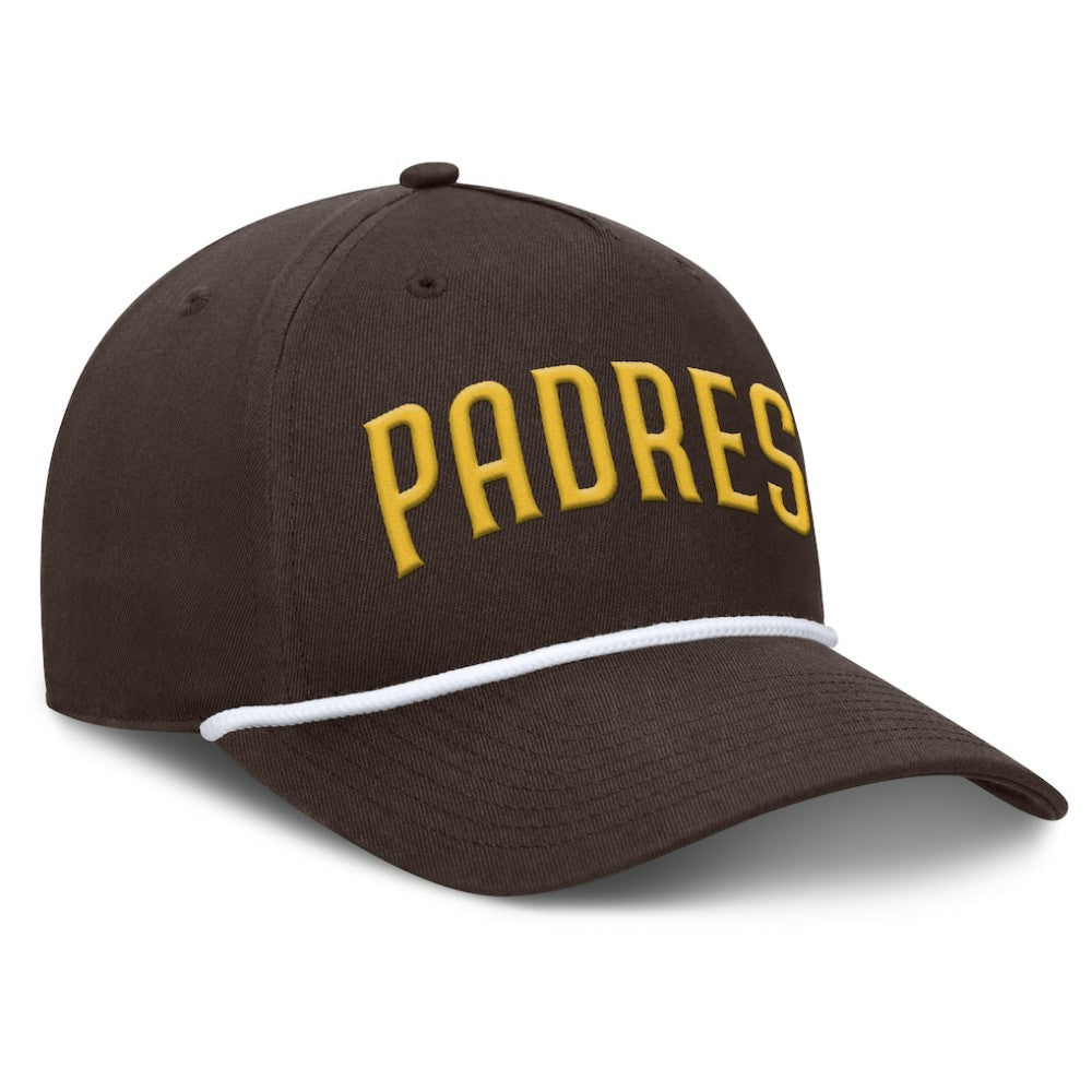 San Diego Padres Fanatics Clubhouse Foul Ball A-Frame Adjustable Hat - Brown Hats